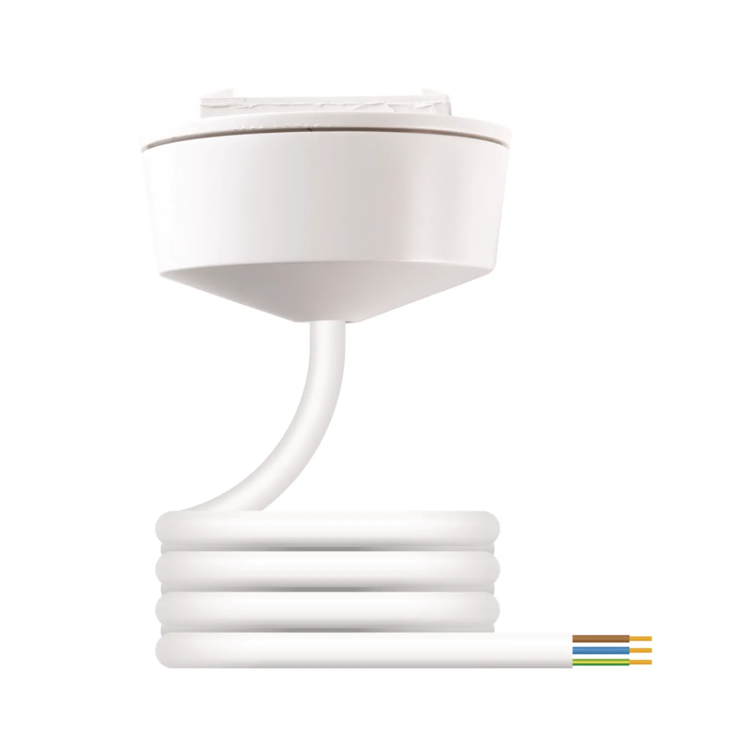 Hager Klik P22/2.0 3-Pin 6A Plug with 2m Flex - White