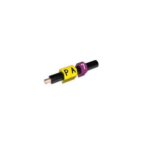 Partex PA1 Cable Marker 7 Violet Closed Sleeve 2.5-5.0mm2 Bag of 200