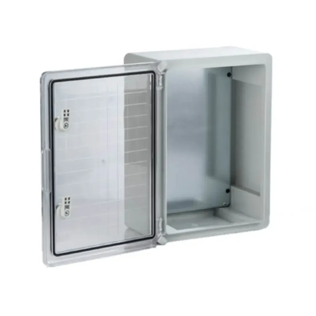 PP3022 - Enclosure Plastic 800x600x260 IP65 Clear Door & Baseplate