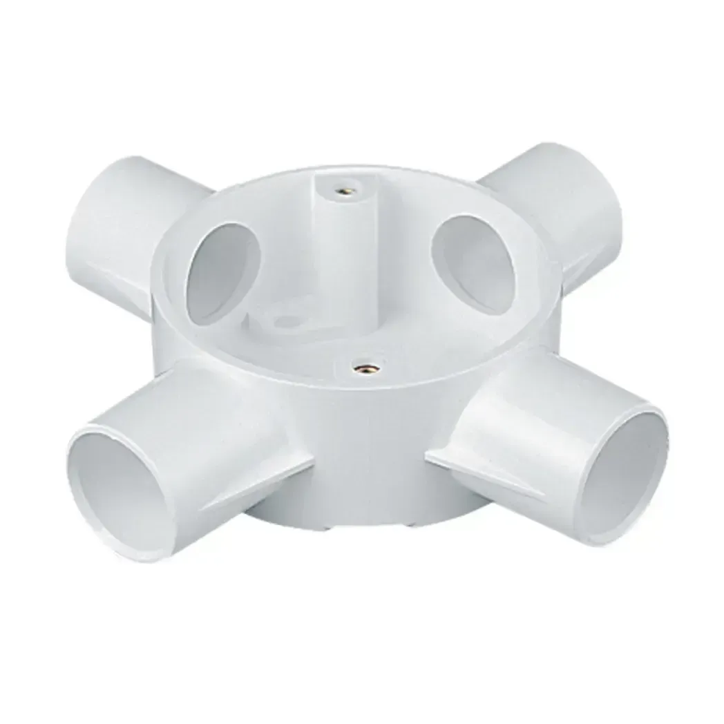 PVC2MRB6WH - Marshal Tufflex 4 Way Box 20mm PVC2MRB6WH