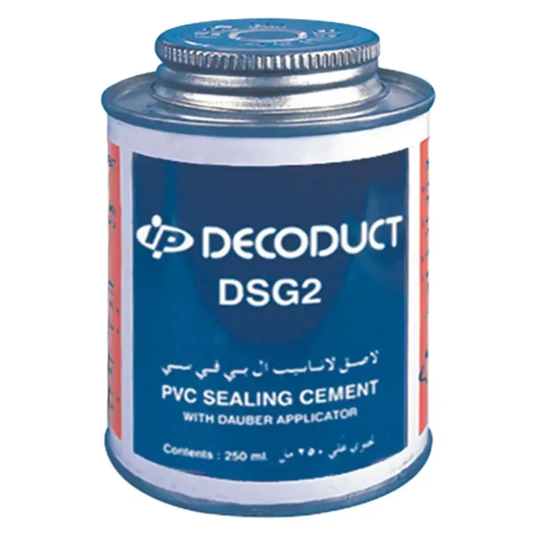 PVCGLUE - Decoduct PVC Solvent Cement with Applicator 250ml DSG2