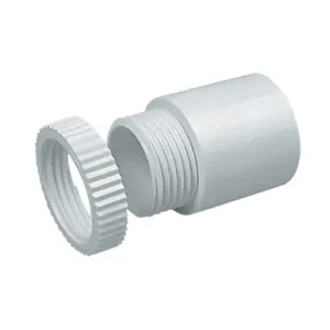 PVCMA7WH - Marshall Tufflex Adaptor Male Thread 20mm PVCMA7WH