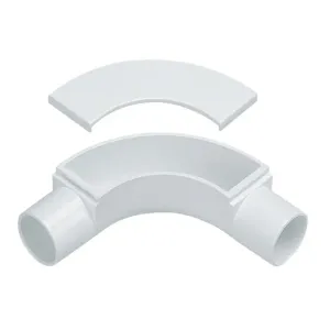 PVCMIB3WH - Marshall Tufflex Inspection Bend 25mm PVCMIB3WH