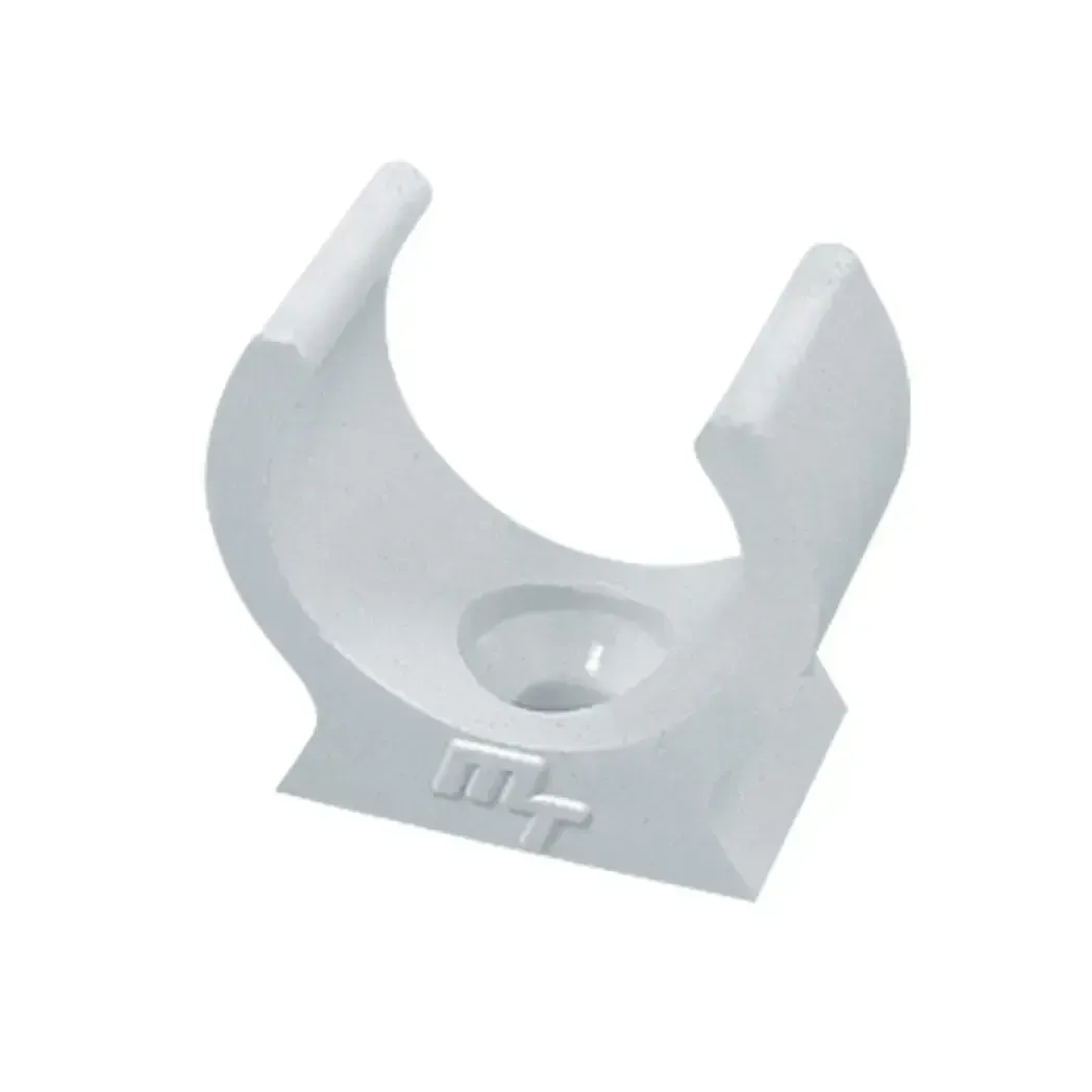 PVCMMC3WH - Marshall Tufflex Round U Clip 25mm PVCMMC3WH