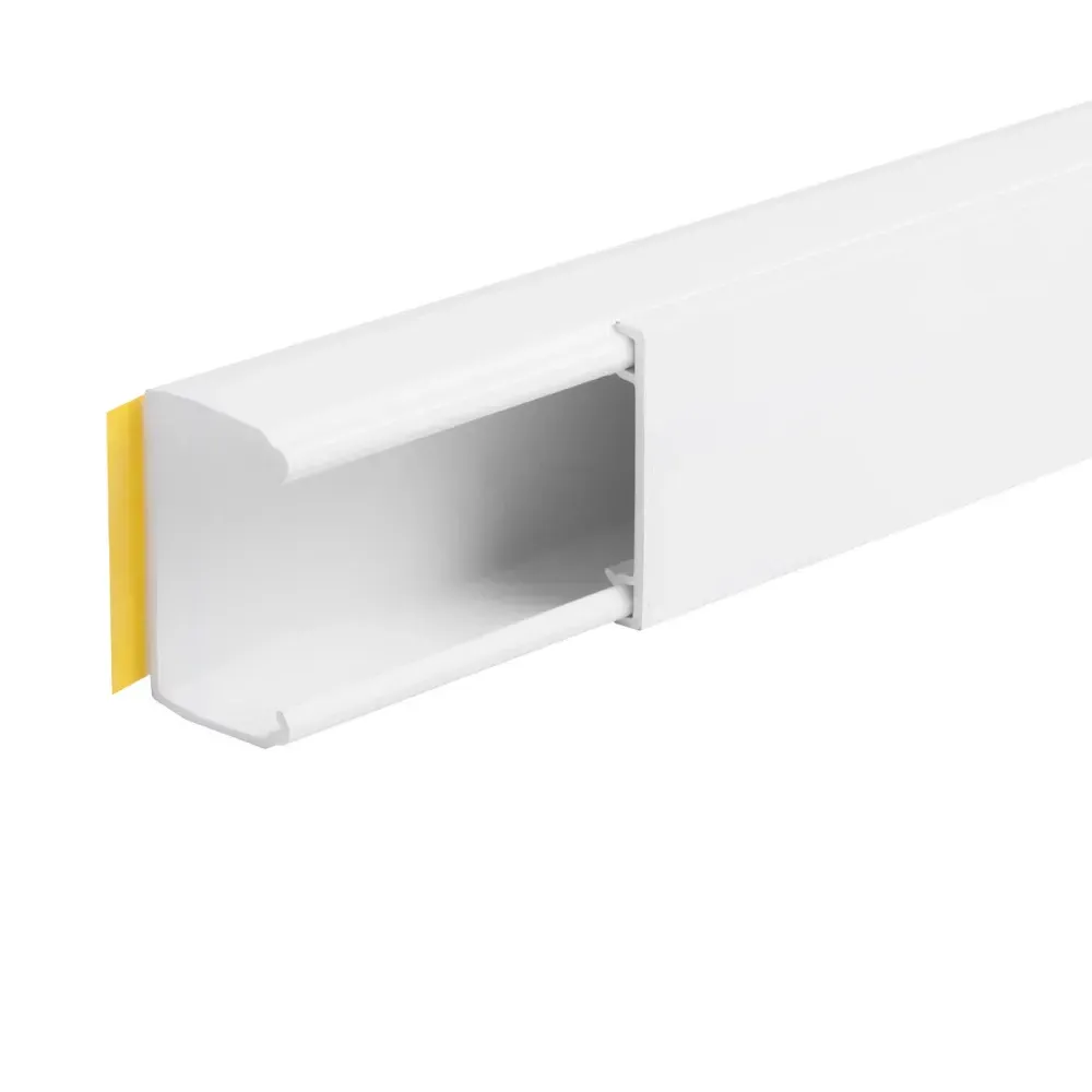 PVC Mini Trunking 38mm x 25mm x 3m Sticky-back