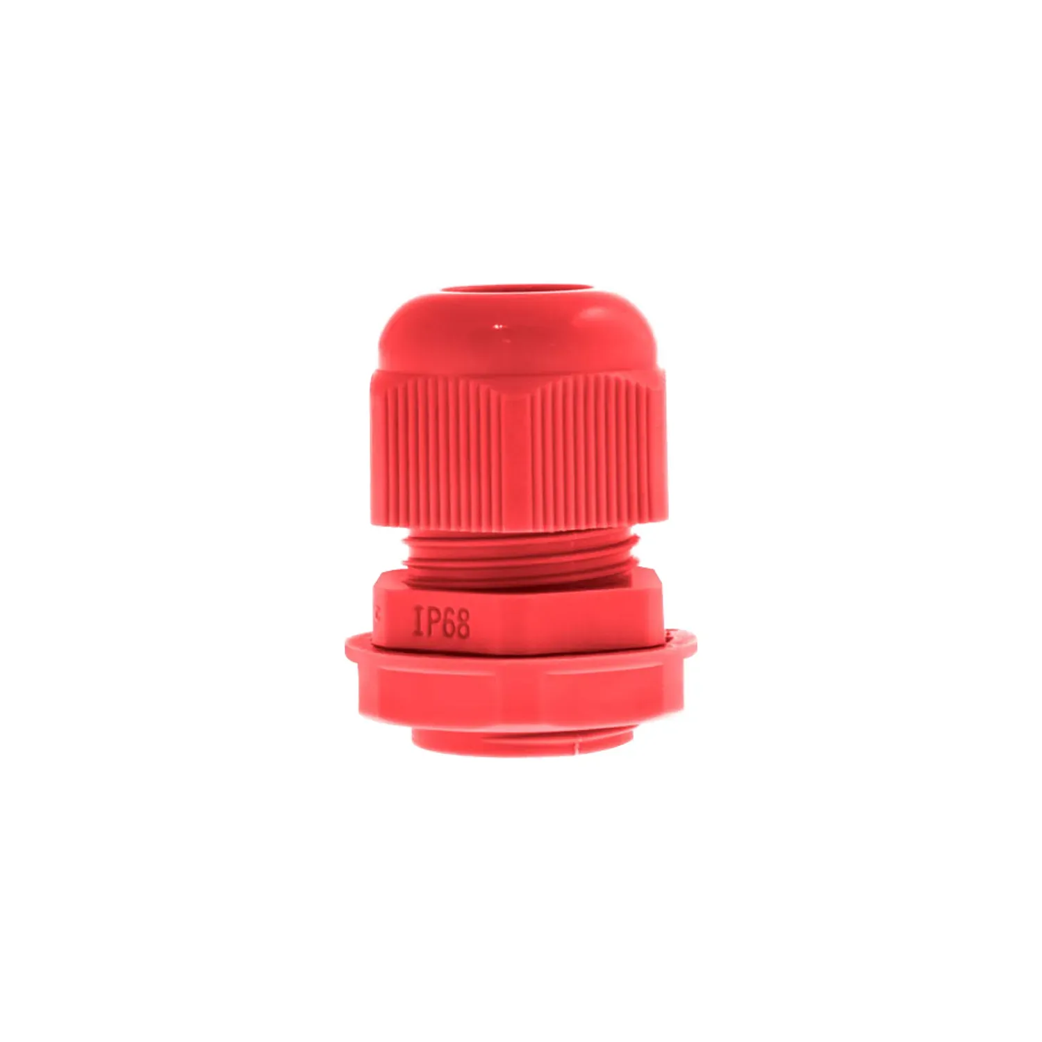 Unicrimp 20mm Nylon Cable Gland Red IP68 10-14mm Entry