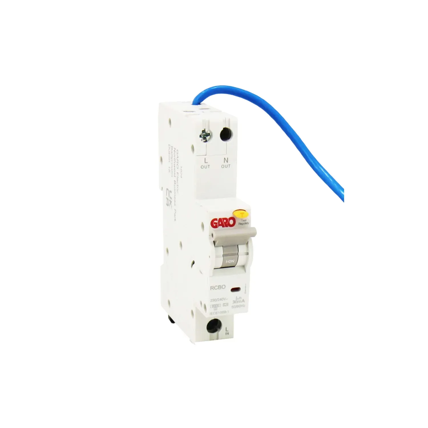 Garo 16A RCBO 30mA B-Curve Type A 6kA 1 Module