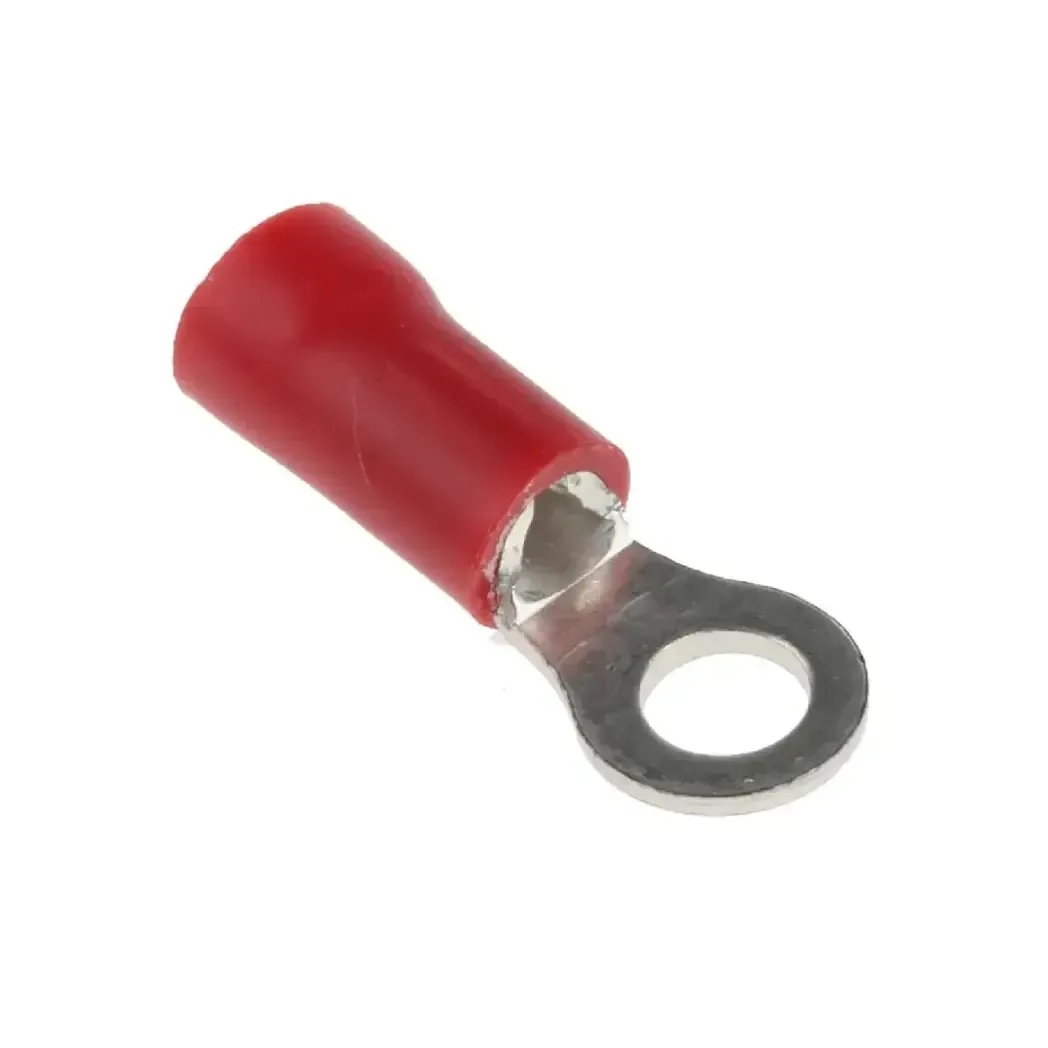 RR64 - 1.5mm Crimp 6mm Eye Insulated Red RR64