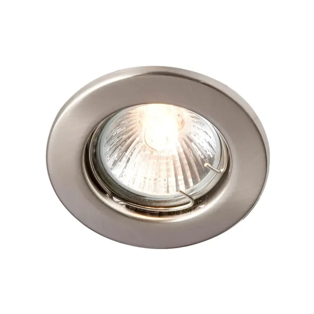 RS201E-13 - Robus Downlight Brushed Chrome GU10 50W RS201E-13
