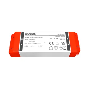 Robus Vegas 75W 12V IP20 Triac Dimmable LED Driver RVA7512DUN-PSU