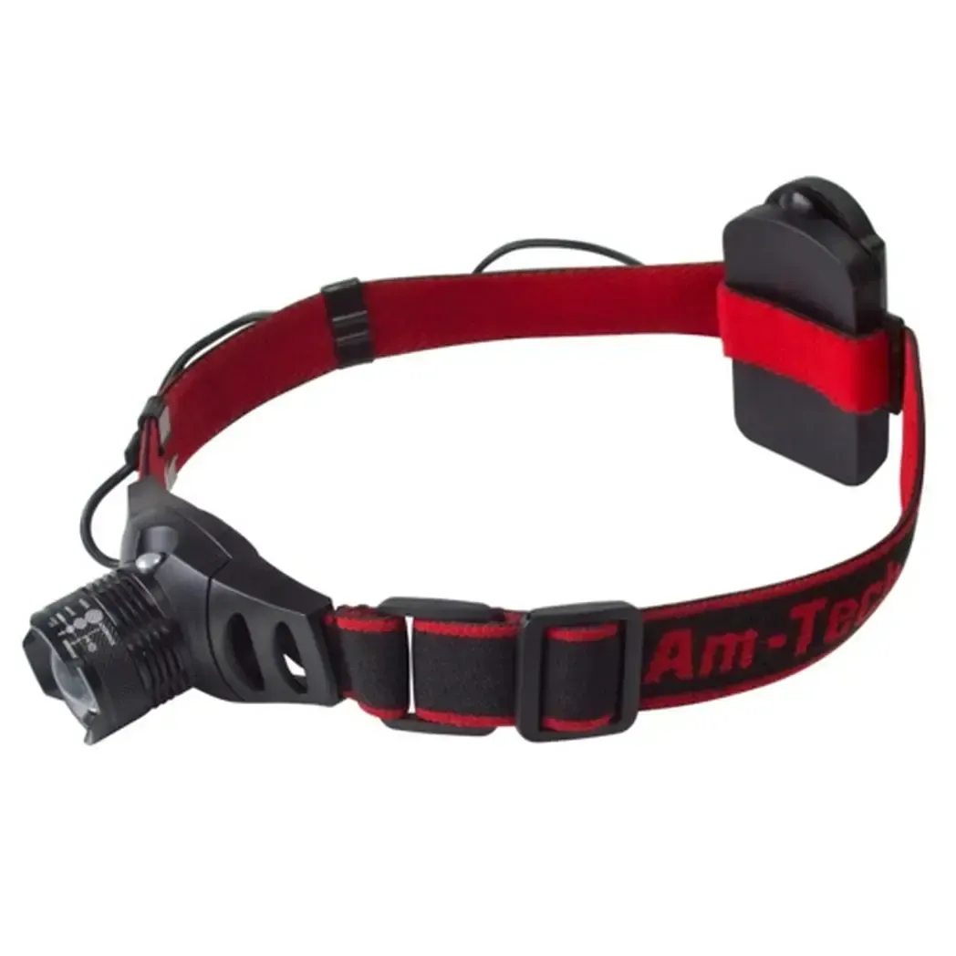 S8065 - Head Torch 3W Cree LED Headlight 200m Range 180lm Am-Tech S8065