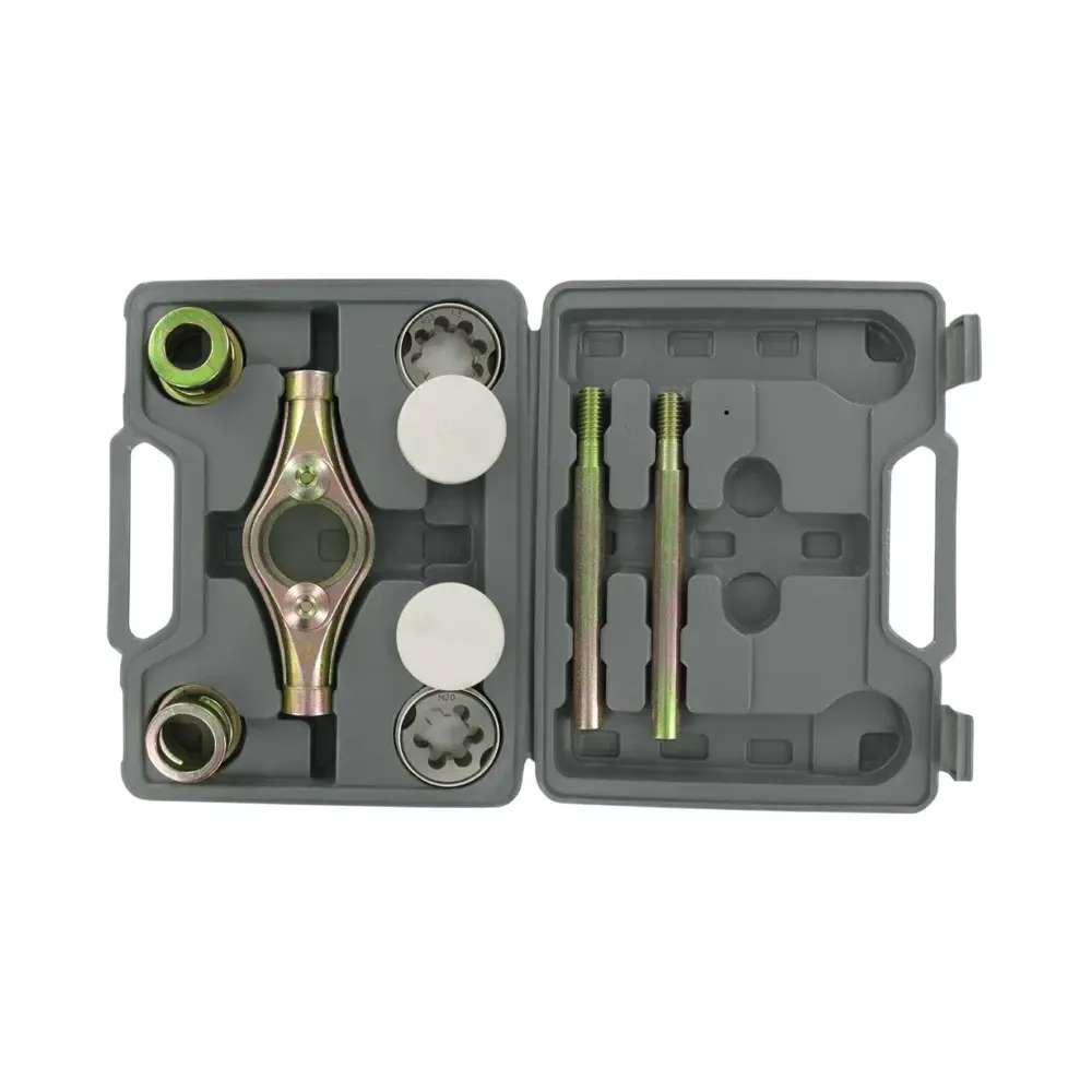 20mm and 25mm  conduit stock and dies set with BSP threaded dies in plastic case