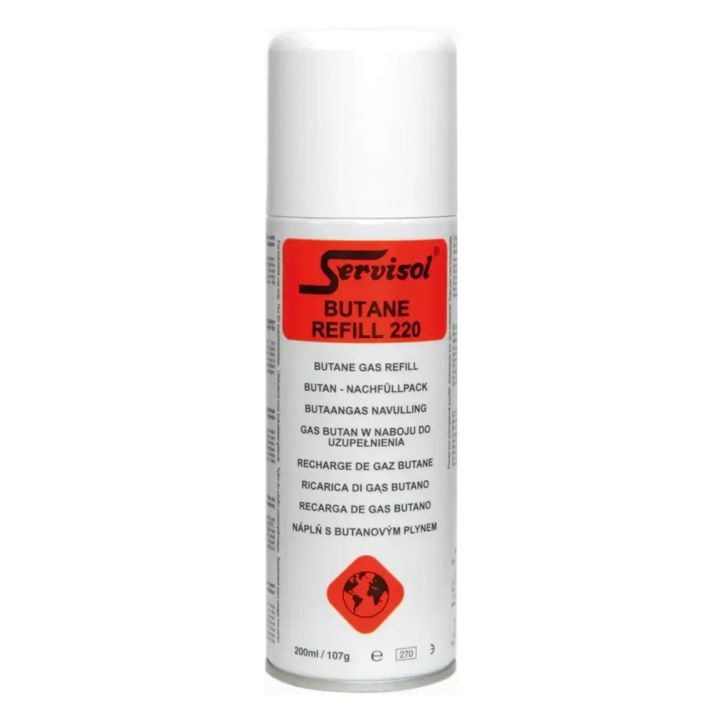 SG - Servisol Butane Gas Refill 220 200ml (6100024000)
