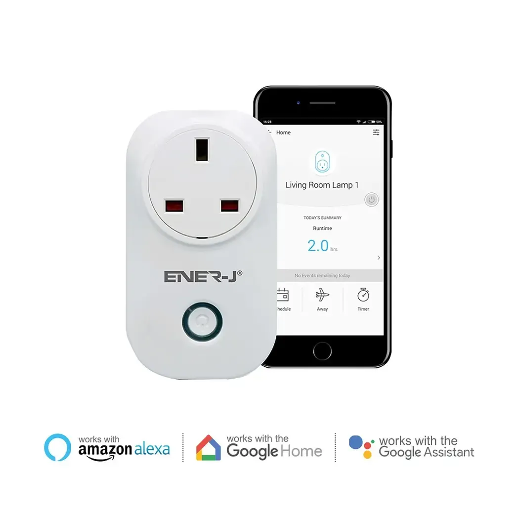 SHA5264 - Ener-J WiFi Smart Plugs with Energy Monitor UK SHA5264