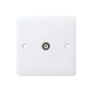 Iona 1 Gang TV Coaxial Outlet – Non-Isolated