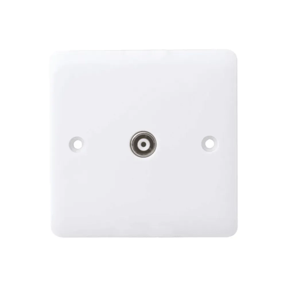 Iona 1 Gang TV Coaxial Outlet – Non-Isolated