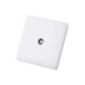 Iona 1 Gang TV Coaxial Outlet – Non-Isolated
