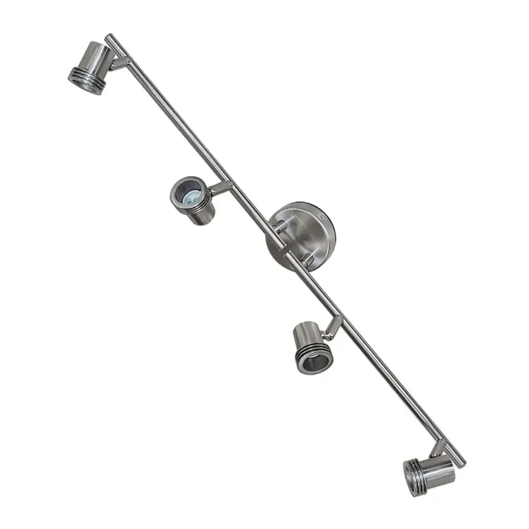 SL4BN - Eterna Quad/4 Spotlight Bar Brushed Nickel GU10 50w SL4BN