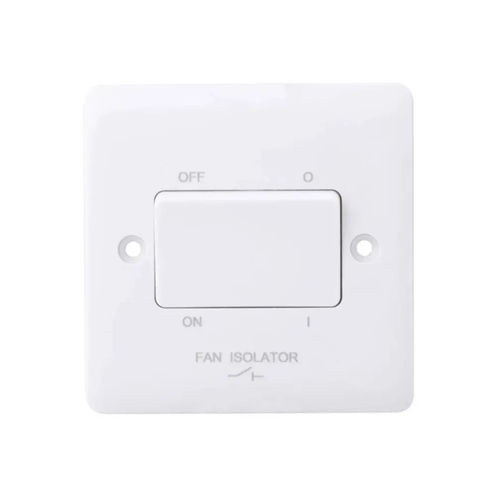 Iona Slimline Fan Isolator Switch - 3 Pole