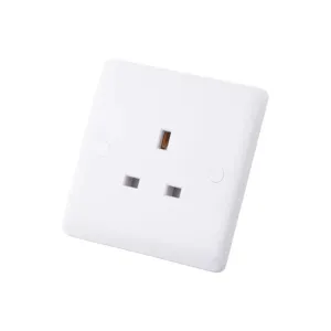 Iona 13 Amp 1 Gang Slimline Unswitched Socket