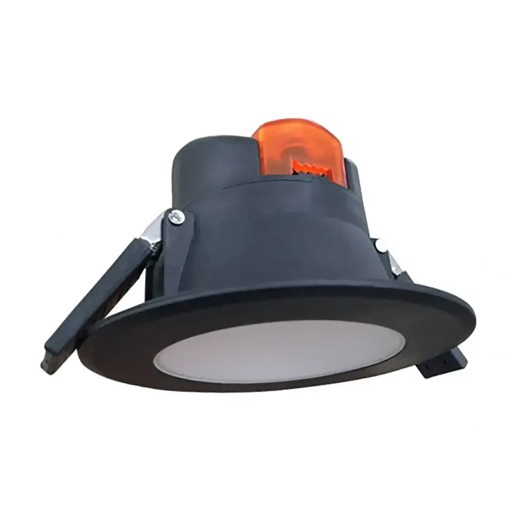 SPVC7WDIMBLCCT - Black PVC LED Downlight Colour Changing Outdoor Soffit 7W Dimmable