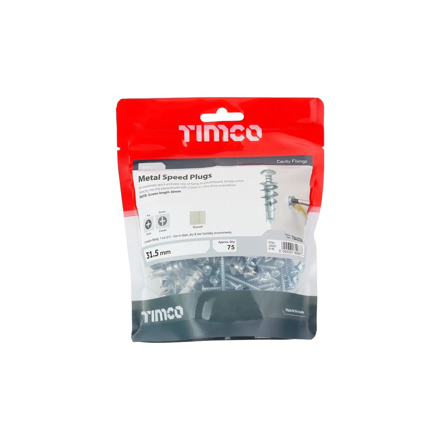 Metal Speed Plugs With Screws TBAZSB