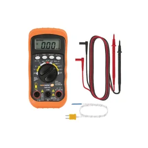 TMP255 multimeter with included test leads and thermocouple