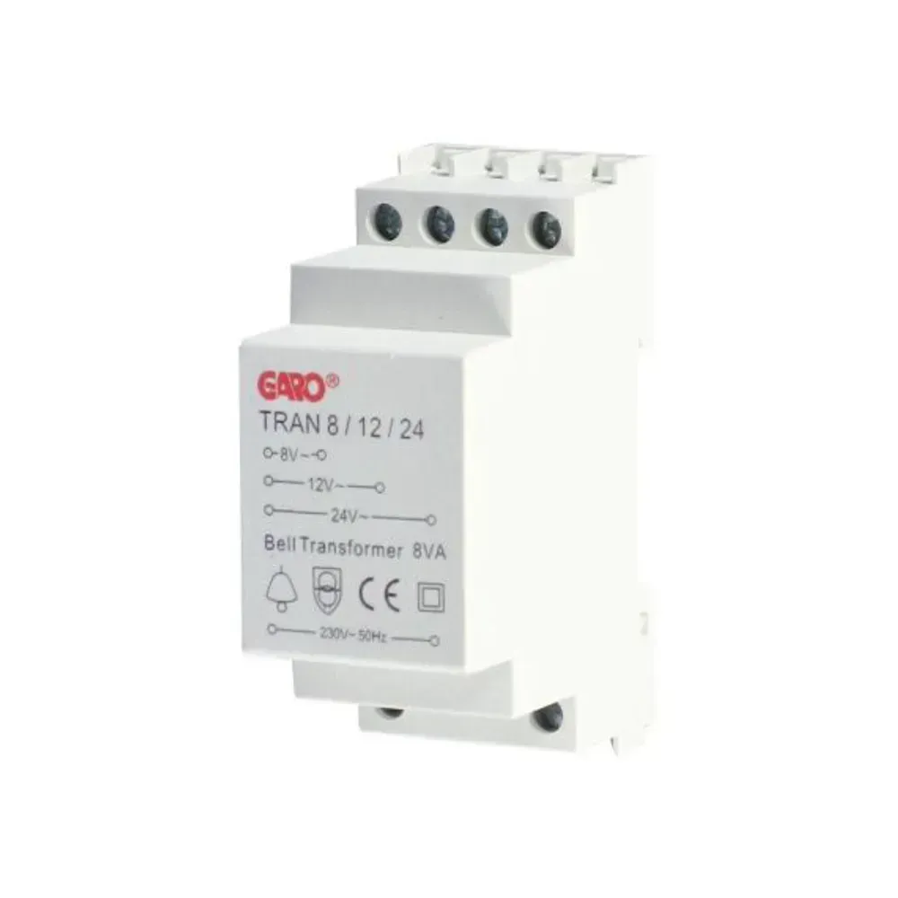 Garo TRAN 8-12-24 bell transformer with galvanic insulation 4KV
