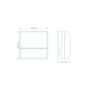 TRT032N tamper proof room thermostat 230V AC 50Hz surface mount