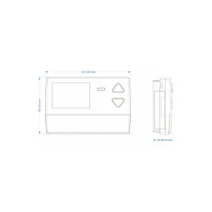 TRT035N digital 7 day programmable room thermostat with frost protection