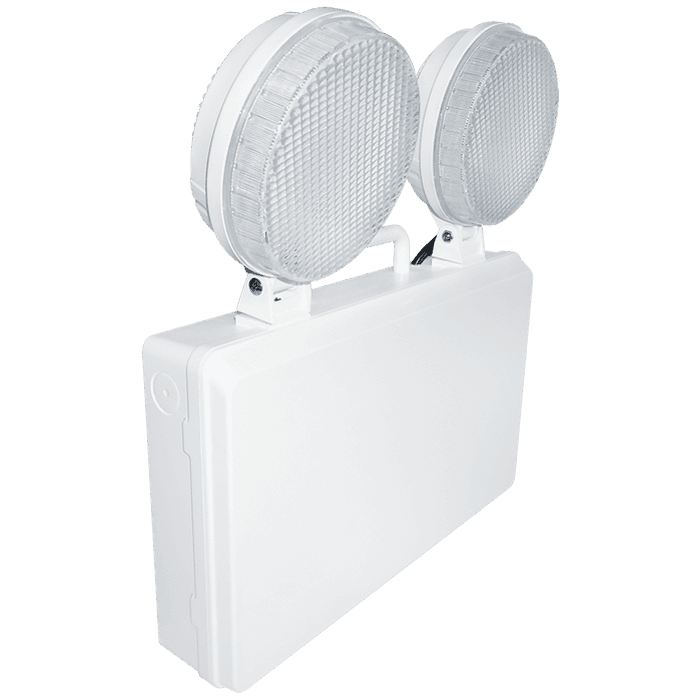 TSPOTLIP20 LED Emergency Twinspot 3.4W 6000K white with adjustable heads