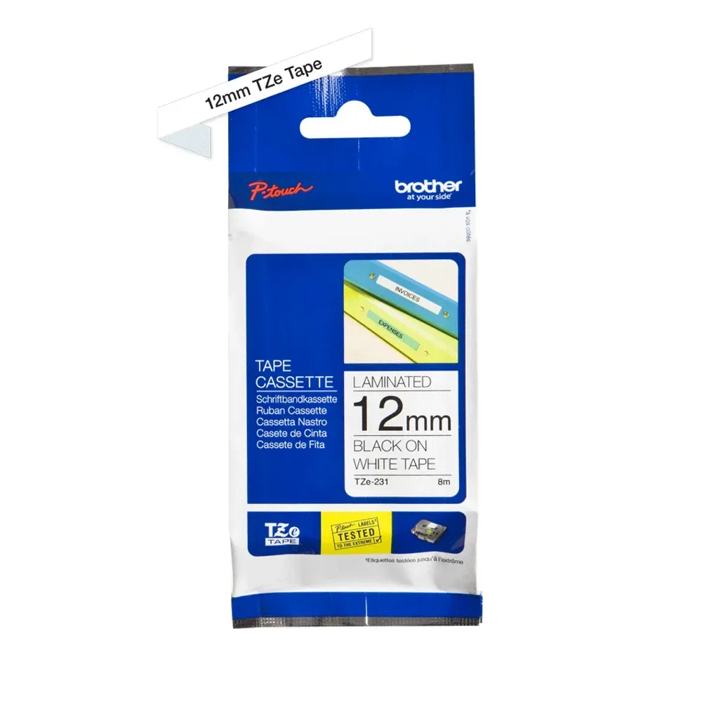 Genuine Brother TZe-231 Tape for P-touch Printers