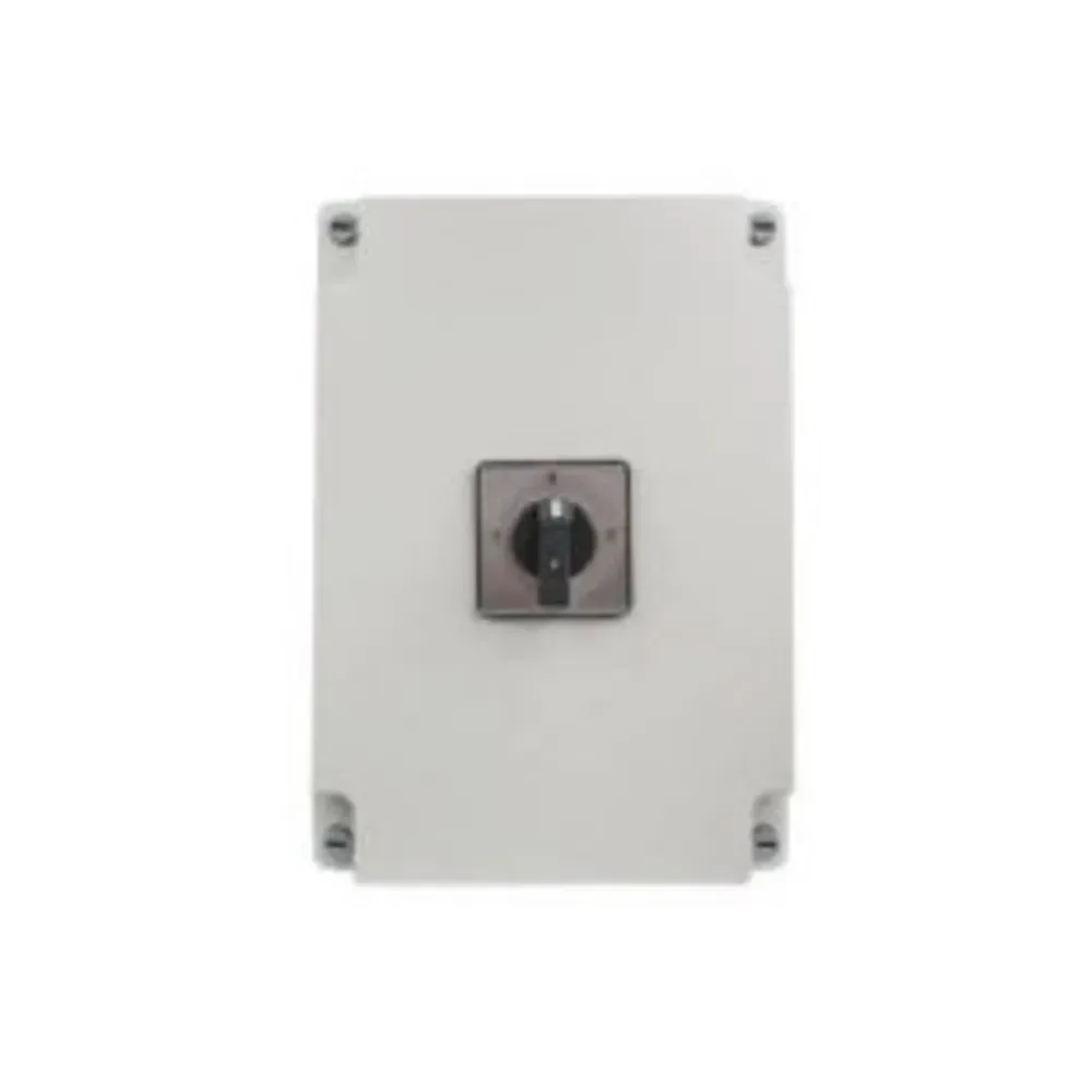 Sontheimer 125A changeover switch 4 pole IP65 front view