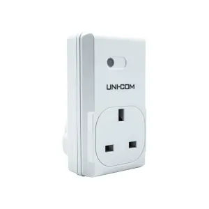 Uni-Com Wireless Remote Control Sockets - 3 Pack with Remote