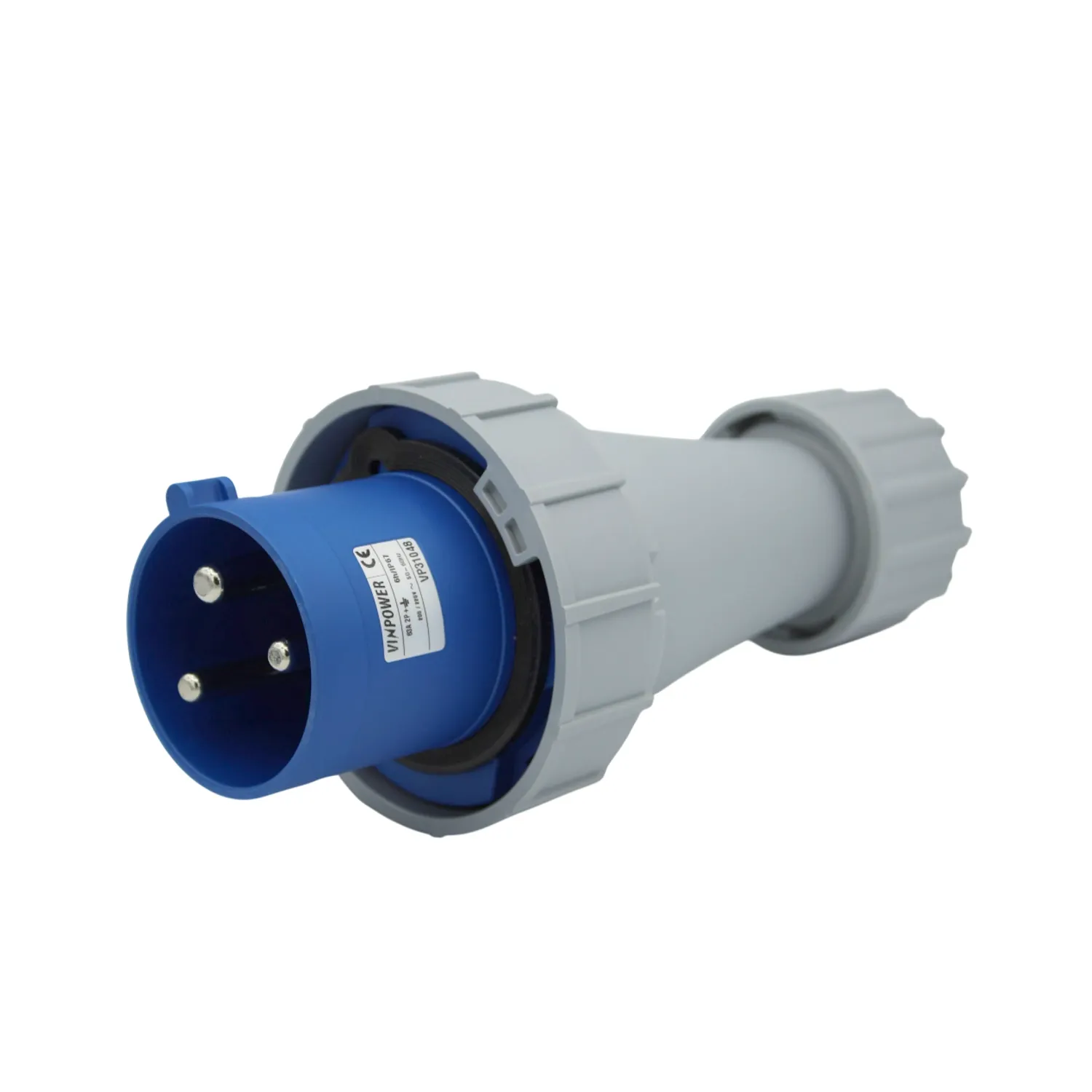 Vinpower Industrial Plug 63A 3-Pin IP67