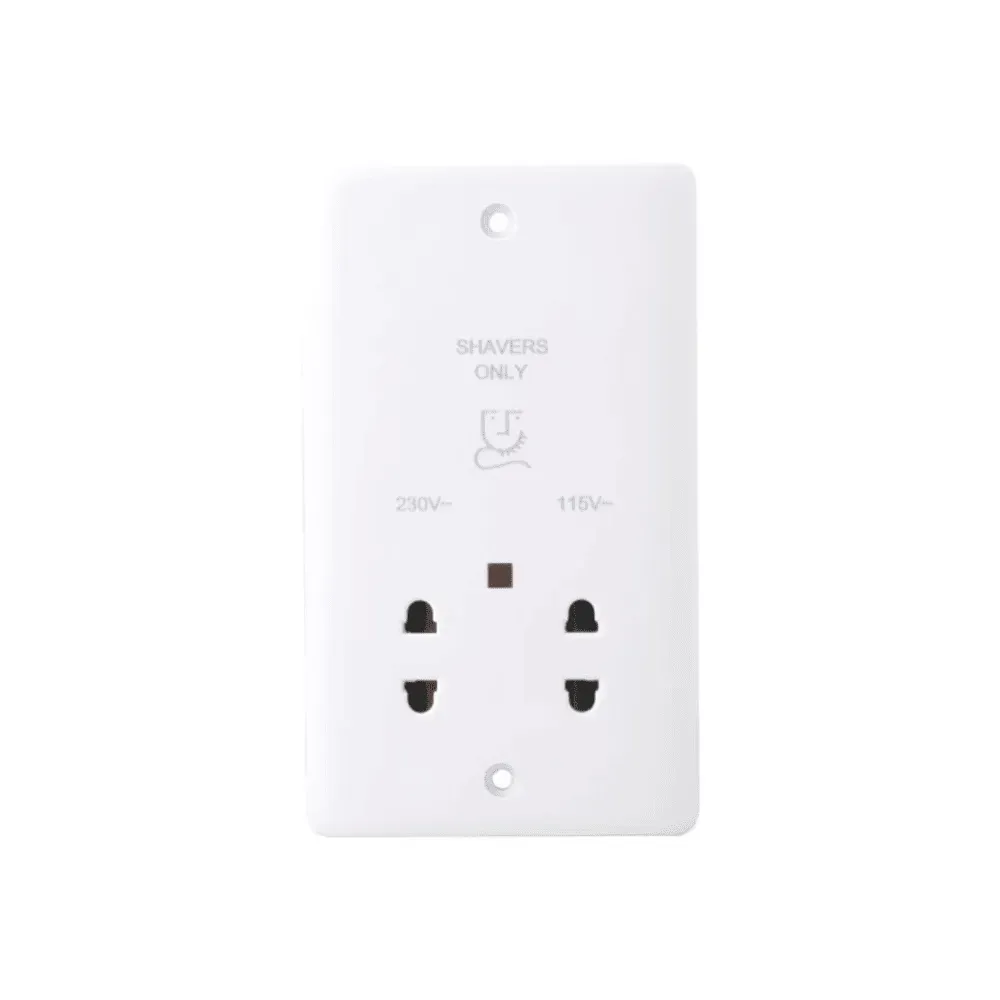 Iona Dual Voltage Shaver Socket 110/220V