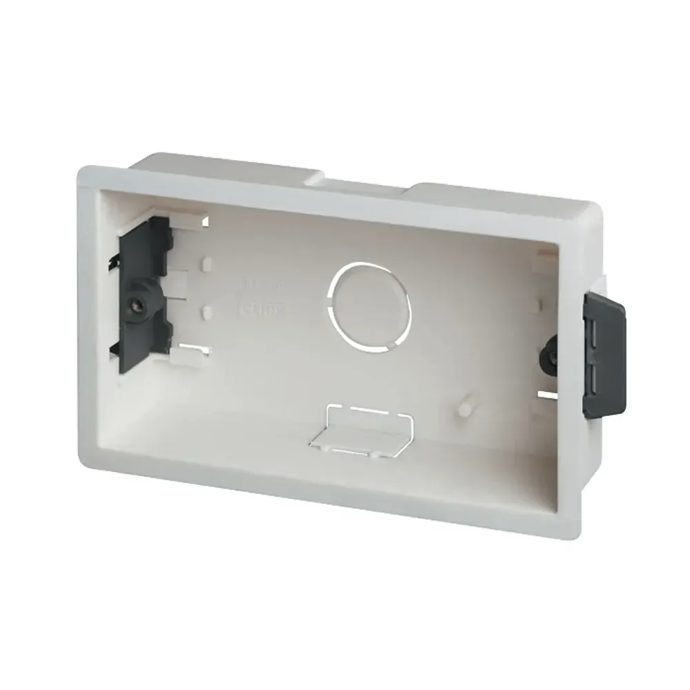 PVC Dry-lining box, 2-Gang, 143 (W) x 83 (H) x 35 (D)