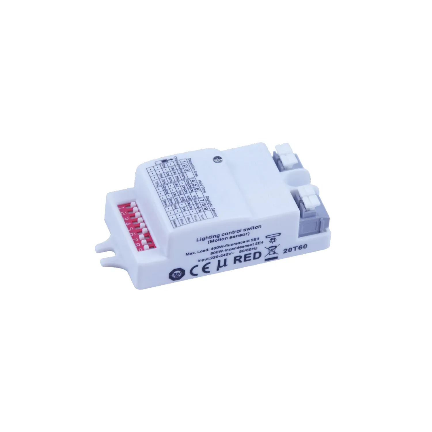 Warrior WARSEN 5.8GHz HF ON OFF Microwave Sensor for CCTPALED Warrior 220-240V AC IP20 Class II