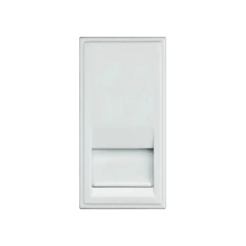 Hager RJ45 CAT 6 UTP Euromodule in white