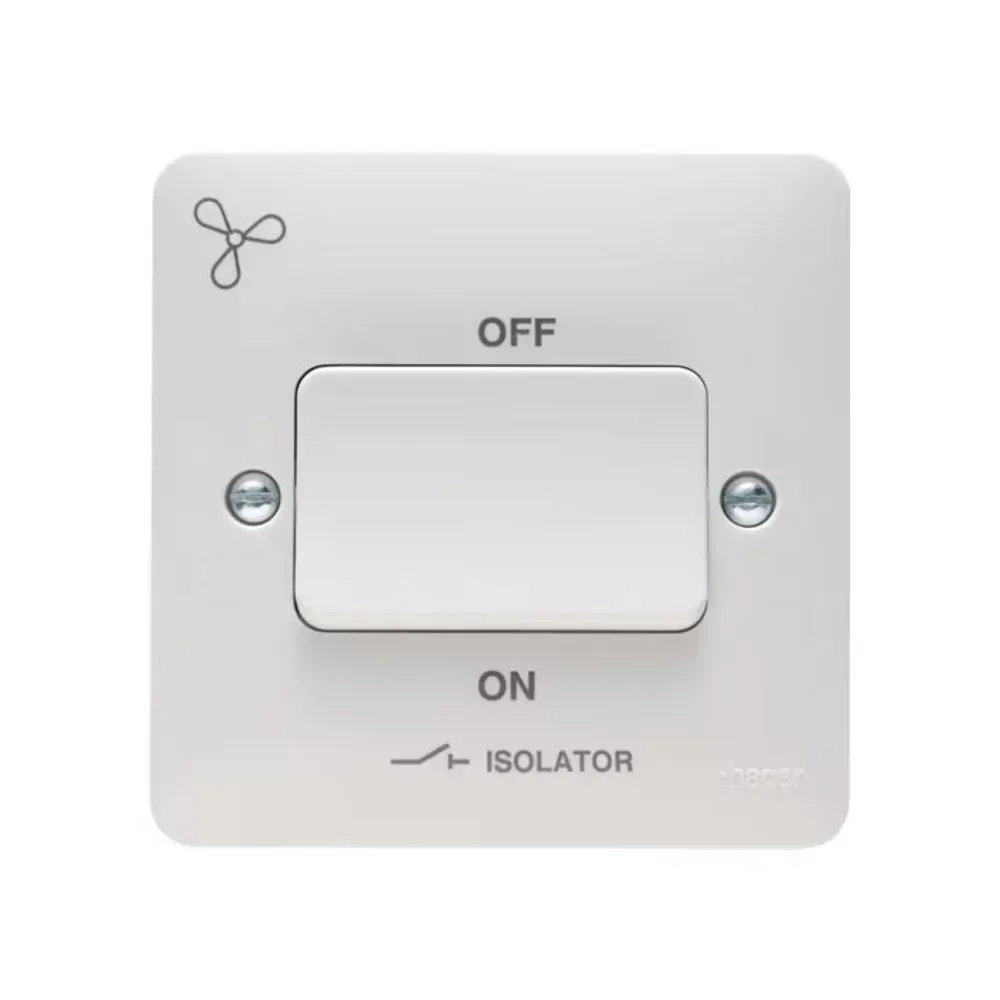 Hager 3 Pole Isolator Switch - White