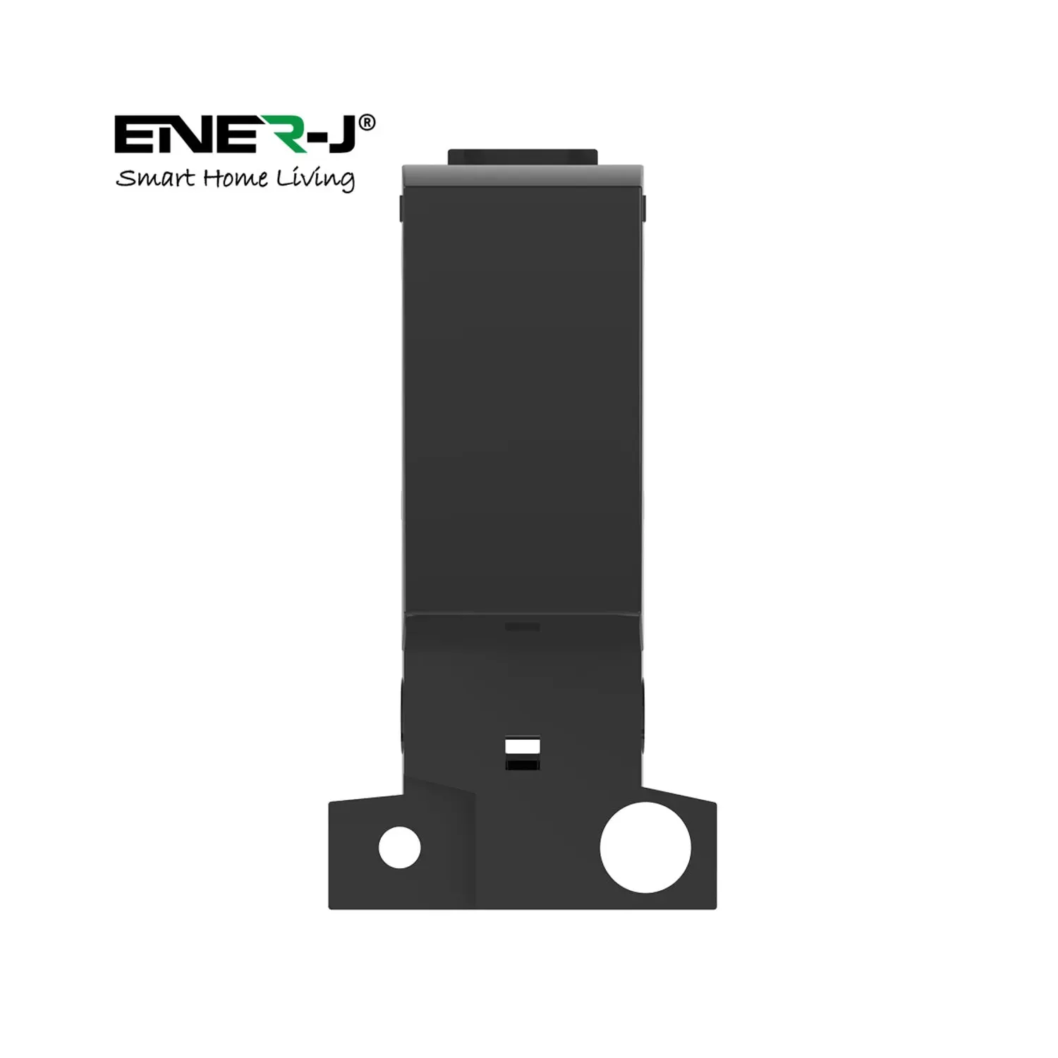 WS1073B Ener-J Black Grid switch - front view