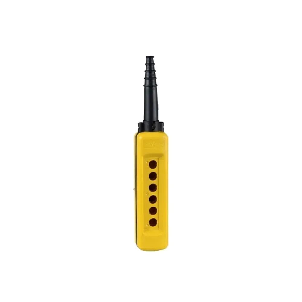  Schneider Harmony XACA06 6 Way Empty Pendant Station Yellow IP65