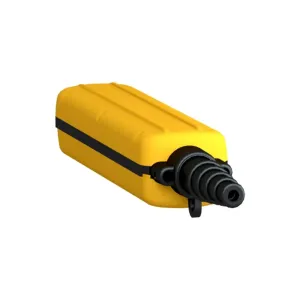  Schneider Harmony XACA06 6 Way Empty Pendant Station Yellow IP65