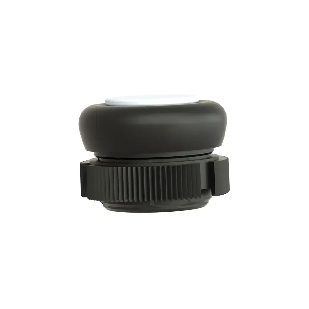 Push Button Head White XACA9411 side view 2
