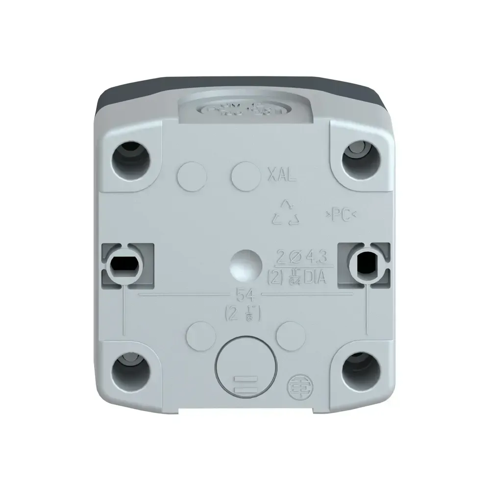 1 Way Control Station XAL D01 Telemecanique rear view