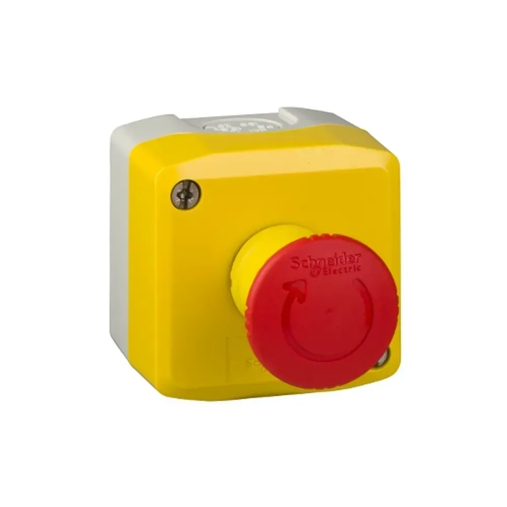 Telemecanique 1NC Red Turn to Release Emergency Stop Button