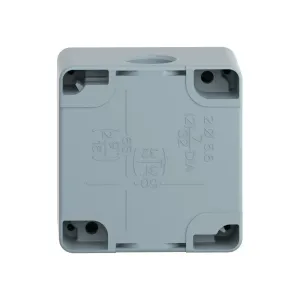 Telemecanique Empty Metal Control Station 49mm - 2 Holes XAP M1202H29 back view