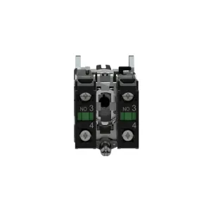 Telemecanique XB4 BD33 Black Selector Switch 2 Position Panel Mounted back view