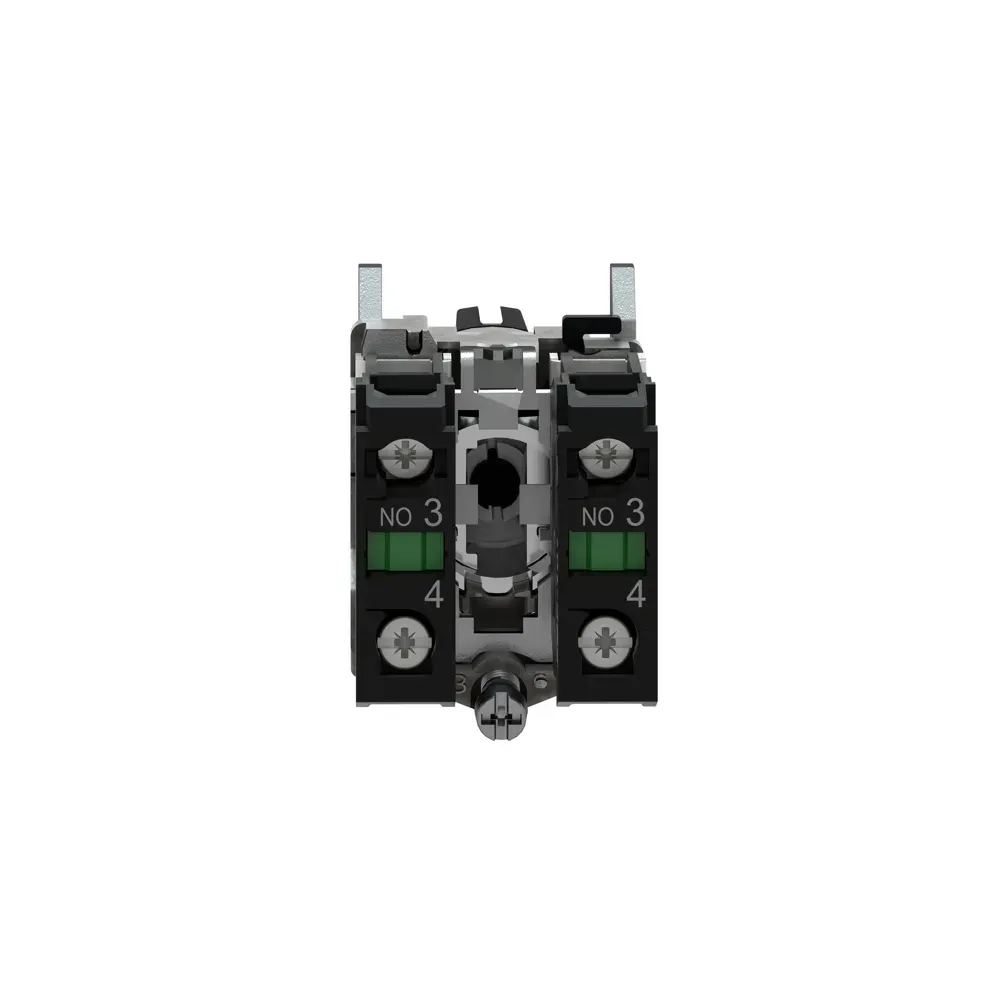 Telemecanique XB4 BD33 Black Selector Switch 2 Position Panel Mounted back view