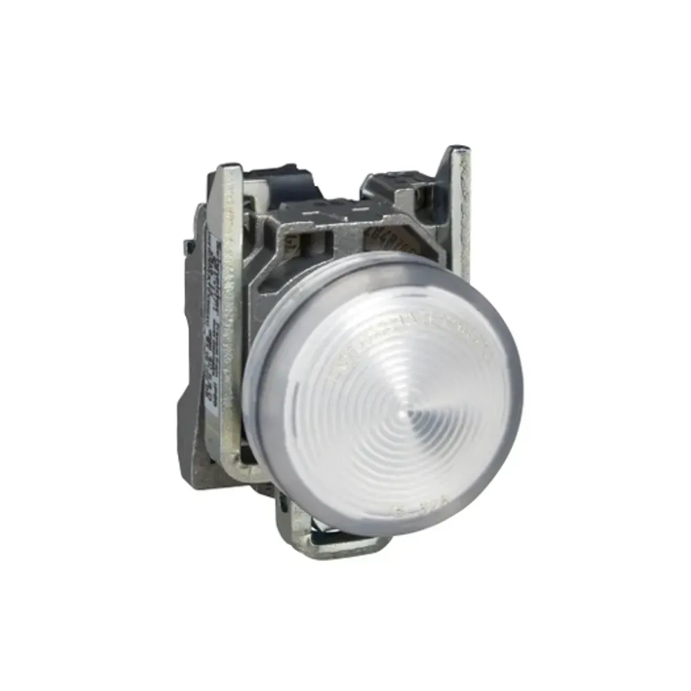 Telemecanique White XB4 230V AC 22mm Panel Mount Pilot Light